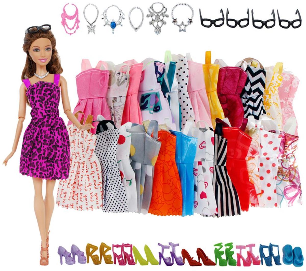 Little New Finds | Barbie kleding set | 30 stuks + accessoires